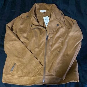 Style & Co. suede jacket